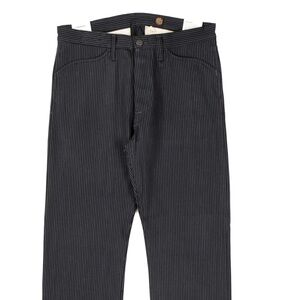 Indigofera Swearengen Pants Men’s 30/34 Black/Grey Hickory Stripe